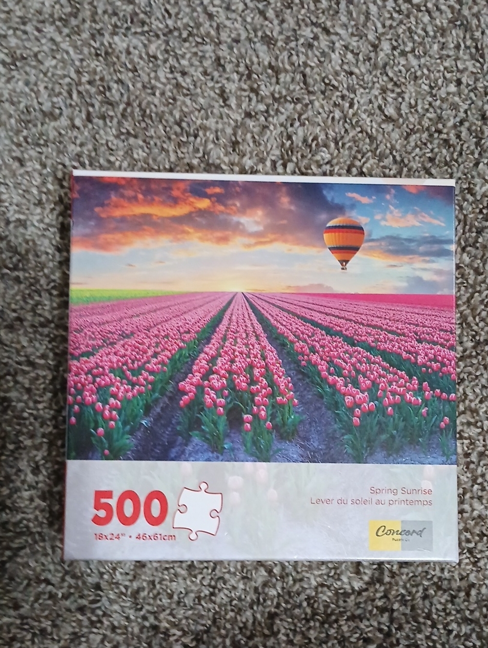 Brand New! Concord Puzzle Co. "Spring Sunrise" 500 Piece Puzzle Never Opened!
